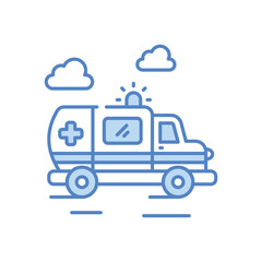 Ambulance vector icon