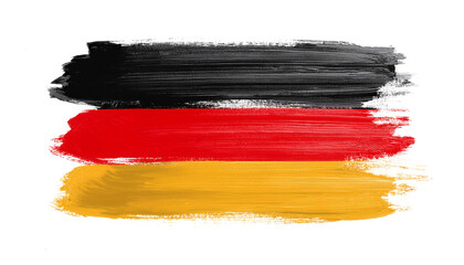 country German flag painted. template texture illustration background of a German country flag with text space. Black red gold national flag