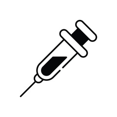 Syringe vector icon