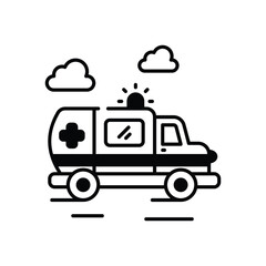 Ambulance vector icon