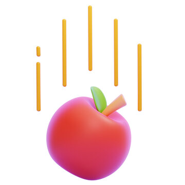PNG 3D gravity icon isolated on a white background