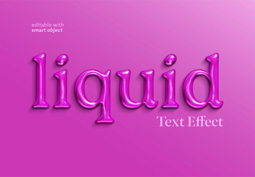 Liquid Text Effect