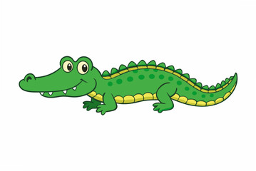 Naklejka premium crocodile cartoon