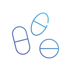 Pill vector icon
