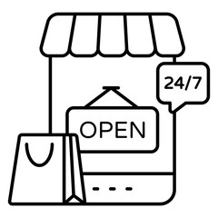 Perfect design icon of anytime