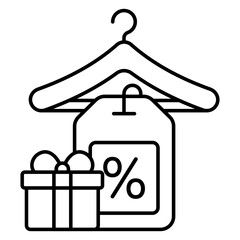 Obraz premium A trendy design icon of discount tag
