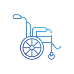 Wheelchair vector icon