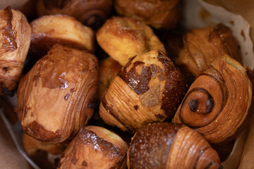 Assorted Baked Pastry Closeup