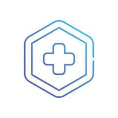 Medical Cross vector icon