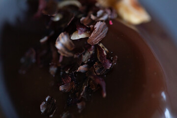 Chocolate Dessert with Nuts and Spices
