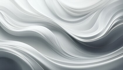 White bright abstract background with smooth lines