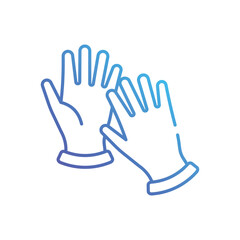 Obraz premium Glove vector icon