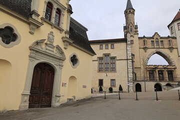 Obraz premium Blick in die Altstadt von Sigmaringen auf der Schwäbischen Alb 