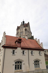 Blick in die Altstadt von Sigmaringen auf der Schwäbischen Alb	