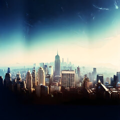 Obraz premium City Skyline 