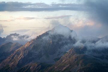 Jöriseen high up in the Swiss Alps