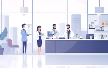 Obraz premium A dedicated team of doctors performing surgery in a well-equipped hospital operating room, showcasing precision, collaboration, and advanced medical expertise