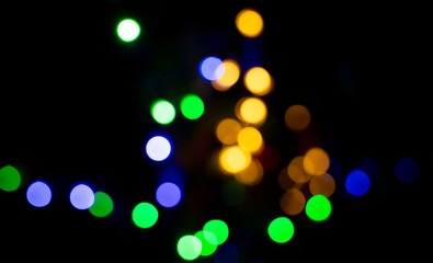 color bokhe lights background.eautiful blurred light bokhe for background material.