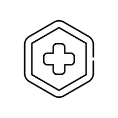 Obraz premium Medical Cross vector icon