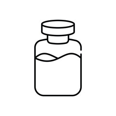 Vial vector icon