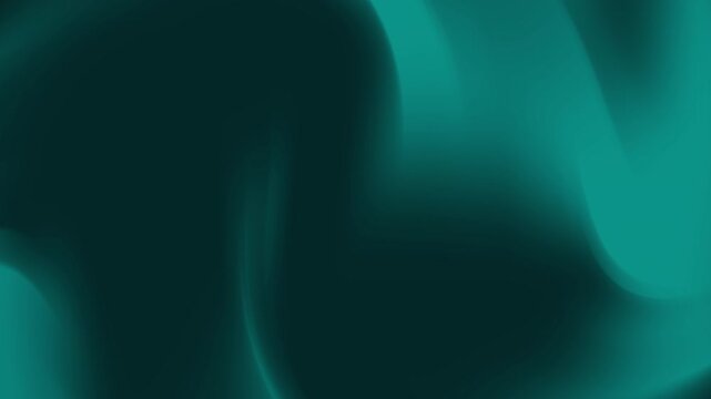 An abstract gradient background with deep teal and dark emerald tones, featuring smooth curves and transitions that create a modern and soothing visual effect, suitable for design projects.