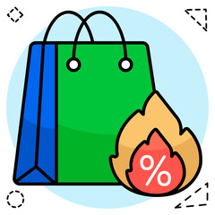 Premium design icon of hot sale