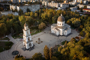 Chisinau Capital of Moldova during Sunset