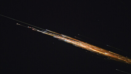 Shenzhou 18 Crewed Spacecraft Returning to Earth in Xinjiang, China