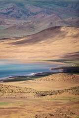 Gobi Desert and Lakes in Central Mongolia