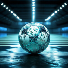 glass soccer ball