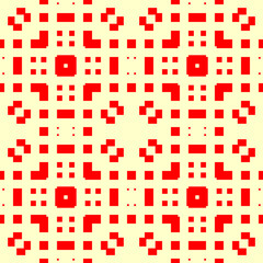 Squares and rectangles background. Geometric ornament. Quadrangles backdrop. Polygons wallpaper. Checks motif. Digital paper. Textile print. Web design. Abstract image. Seamless pattern. Vector art