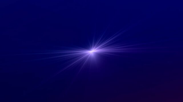 sehr heller Stern im Weltall mit blauen Lichtstrahlen, schnelles Internet, Lichtgeschwindigkeit, Zentrum, Mittelpunkt, Energie, Universum, Technologie, Wissenschaft, Datenfluss
