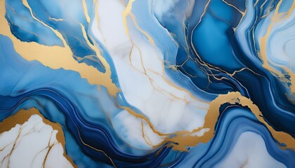 abstract background marble blue. Elegant and luxurious marble texture with blue and gold vein abstract design with pastel color wallpaper background.