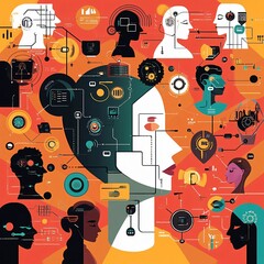 Diverse Influencers Gathering for Creative Collaboration