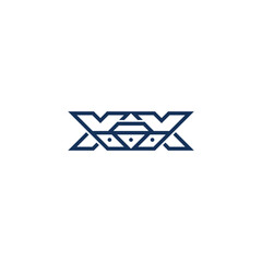 XX letters ship logo idea.