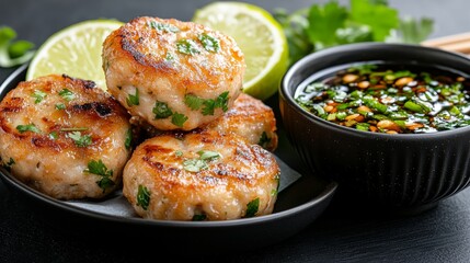 Elegant Black Bowl of Food
