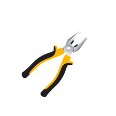 Obraz premium Pliers icon vector on white background.
