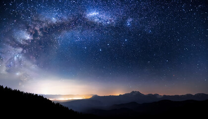 Fototapeta premium starry night sky