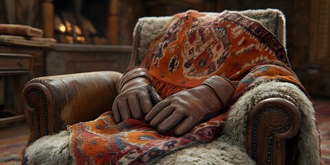 Fleece-lined leggings provide warmth and comfort, perfect for cozy settings. The soft textures create an inviting atmosphere, ideal for relaxation during colder days.