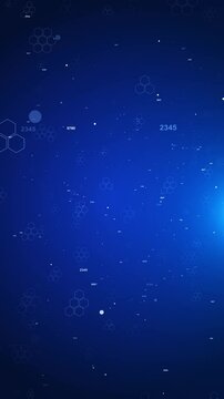 Digital technology network cyberspace Luxury particle light glitter concept Animation. business corporate 3D background. cyberspace award ceremony event Art, stardust sparkling particles space floor