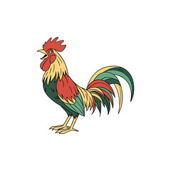 rooster vector art