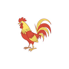 rooster vector art