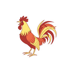 rooster vector art