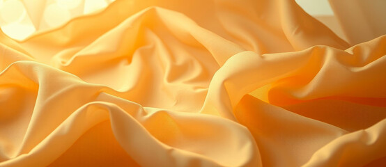 Obraz premium Opulent fabric texture featuring smooth folds and a shimmering surface, creating a stylish and high-end background for modern fashion and creative visual projects.