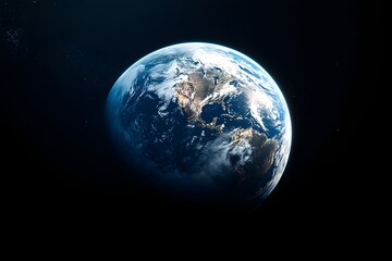 Obraz premium A breathtaking view of Earth from space