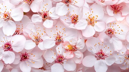 Cherry blossoms blooming in spring nature close-up high fidelity imagery symbolizing renewal