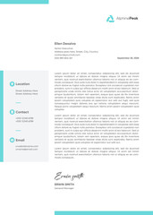 Modern Letterhead Design