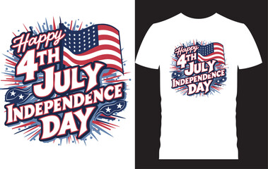 Independence day t shirt design usa