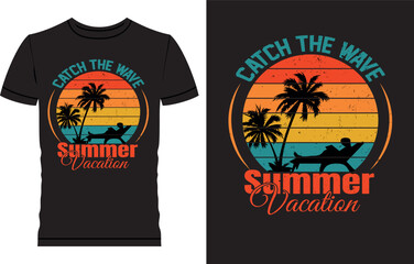 Summer t shirt design   

