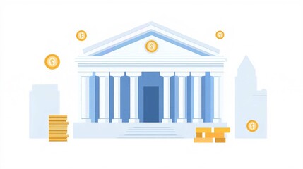 Cartoon House Icon with Roof and Door in Vector Art Design